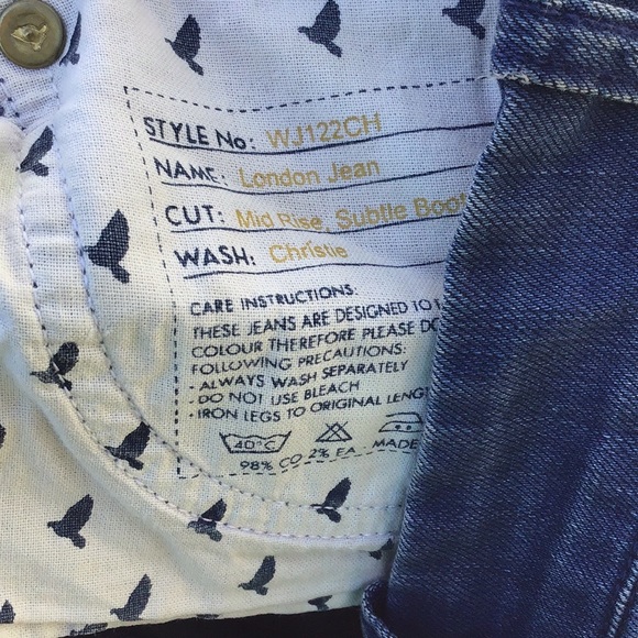 🥳3xHP🥳M.i.H.  Anthropologie Free People London Blue Jeans Womens 30 Christie - Picture 7 of 7